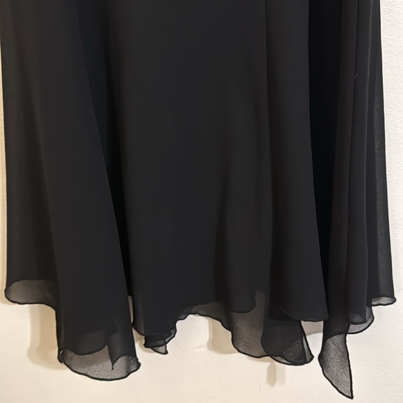 🔥C.O.C CLOTHING OBSESSED COMPANY BLACK ELEGANT MAXI SKIRT - Picture 2 of 6